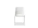 Siège Coque plastique 4 pieds Snow Assise PP vanille