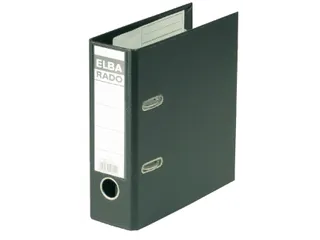 Ordner Elba Rado Plast A5 staand 75mm pvc zwart - 2