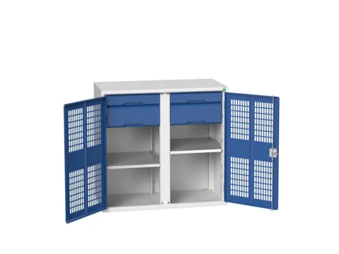 universele kast,HxBxD 1000x1050x550mm,2xStalen bodem,4lade(n)