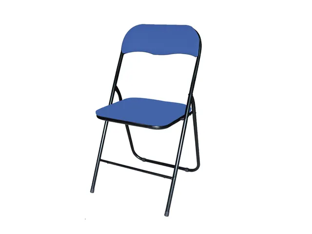 Klapstoel BRASQ FC100 blauw-zwart            