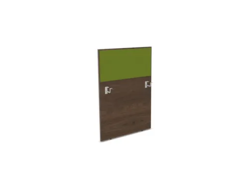 baliepaneel bureau aanbouw links 800mm NV bruin hickory BN7048-groen