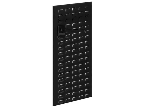 Gesleufde Plaat Staal Hxb 1000x450mm Staand Ral 9005 Gitzwart