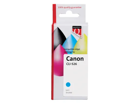 Inktcartridge Quantore alternatief tbv Canon CLI-526 4541B001 blauw