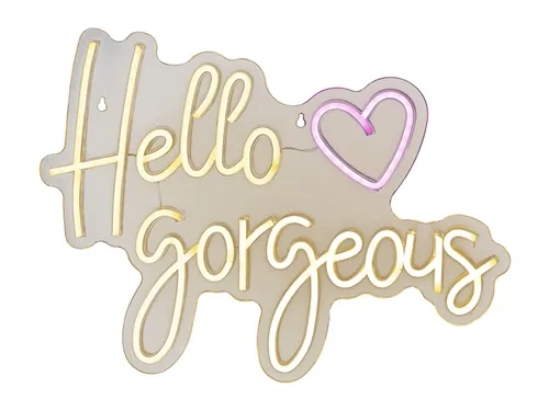 Ledbord Lumineo indoor USB neon Hello Gorgeous