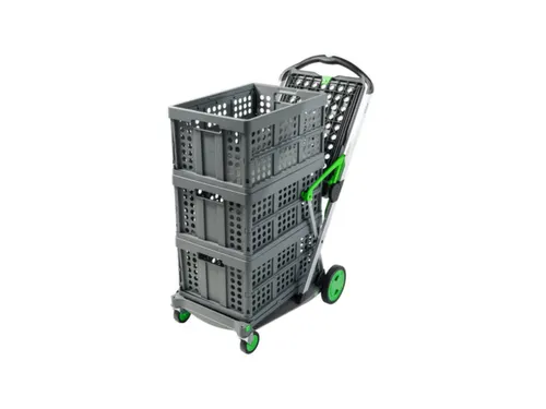 vouwbare winkelwagen,draagverm. 60kg,2etage(s),HxLxB 1025x890x550mm