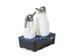 bac de rétention,p. bidons,vol. rétention 30l,HxlxP 180x592x400mm