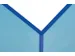 Boekensteun MAUL 10x10x13cm acryl set 2 neon blauw transparant