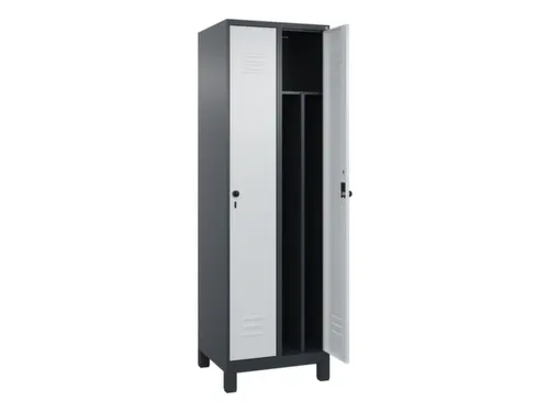 locker voor scheiding van kleding,HxBxD 1950x600x500mm,2vak