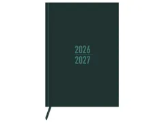 Agenda Kangaro A5 vert fonce 26/27 130 pages avec ruban