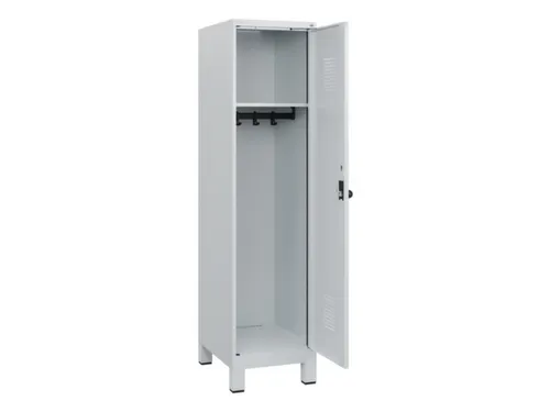 schoollocker,HxBxD 1630x400x500mm,1vak,vak B 400mm,draaigrendel,voeten
