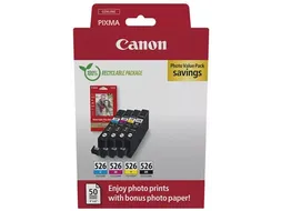 inktcartridge CLI-526 3 x 9 ml 4540B019 3 kleuren