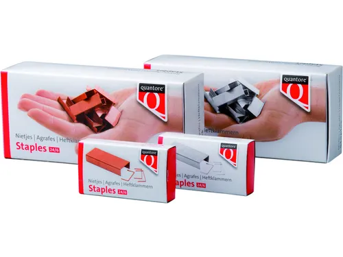 Nieten Quantore 24/6 verkoperd 1000stuks