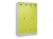 locker voor scheiding van kleding,HxBxD 1950x1200x500mm,4vak