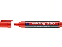 Viltstift edding 330 schuin 1.5-5mm rood