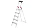 veiligheidsladder,eenzijdig,5 XXL treden,Stand H 1,06m,balk L 1,85m