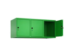 opzetkast,v. locker,3vak.,vak B 400mm,HxBxD 500x1200x500mm