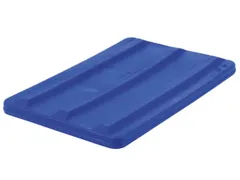 Deksel Voor Verrijdbare Rechthoekige Bak 135 Liter Blauw