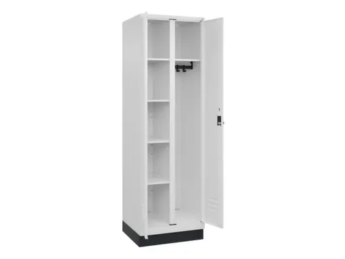 wasgoedverdeelkast,HxBxD 1950x600x500mm,vak B 300mm,draaigrendel