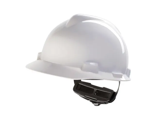 MSA V-Gard GV112 veiligheidshelm, HDPE, niet geventileerd, wit, per st