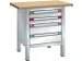 établi,HxlxP 845x1000x700mm,RAL7035,face avant RAL7035