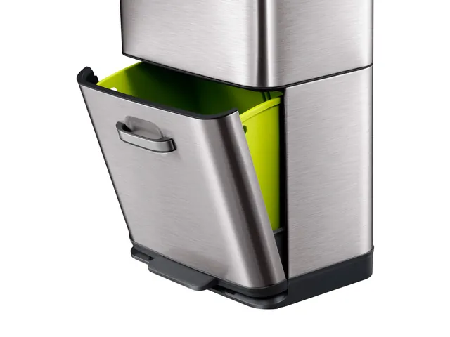 Afvalbak Voor Afvalscheiding Himalaya Recycler Sensor Bin 35+25 Liter