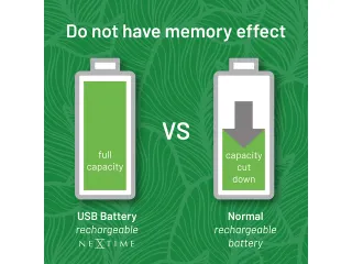 oplaadbare AA USB-Batterij blister a 2 stuks. - 10