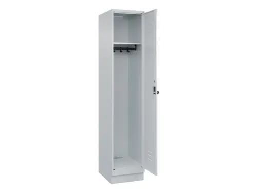 locker,HxBxD 1950x400x500mm,1vak,vak B 400mm,draaigrendel,sokkel