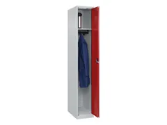 locker,HxBxD 1850x300x500mm,1vak,vak B 300mm,cil.-slot,staand op vloer