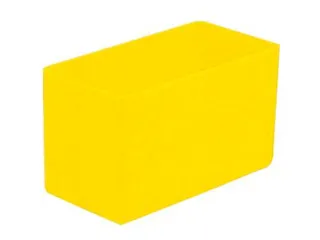Inzetbak HxLxB 63x108x54mm Polystyreen Geel 50 stuks - 1
