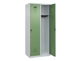 locker,HxBxD 1850x800x500mm,2vak,vak B 400mm,draaigrendel - 2