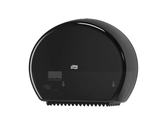 Tork 555008 T2 Mini Jumbo Toiletpapier Dispenser Elevation Zwart