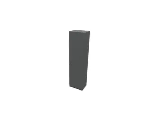 kantoorkast,HxBxD 2225x600x445mm,MS-donkergrijs - 1