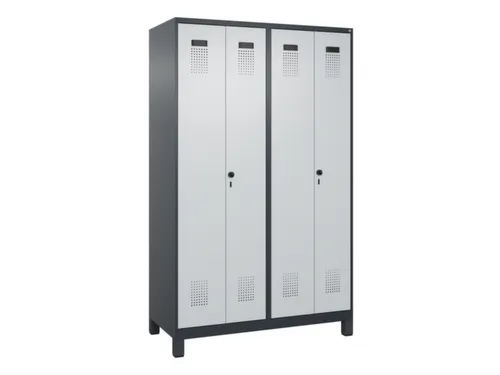 PBM-locker,HxBxD 1950x1200x500mm,4vak,vak B 300mm,draaigrendel
