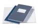 Notitieboek Djois Atlanta gelijmd 330x205mm 96 blz. 5 stuks blauw