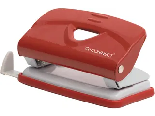 Q-CONNECT Light Duty perforator Metaal 2-gaats 10 vel Rood - 1