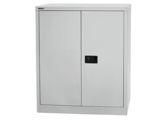 kantoorkast openslaande deuren HxBxD 1000x914x400mm Stalen lichtgrijs - 4
