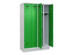 locker voor scheiding van kleding,HxBxD 1950x1200x500mm,4vak