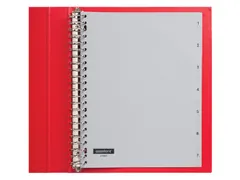 Tabbladen Quantore A4 23-Gaats 1-7 Genummerd Grijs Pp