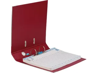 Elba Smart Ordner A4 50mm Bordeaux - 4