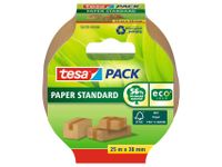 Verpakkingstape Tesa 58293 eco papier FSC 38mmx25m bruin