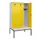 locker met bank,HxBxD 2120x1200x815mm,3vak,vak B 400mm,cilinderslot