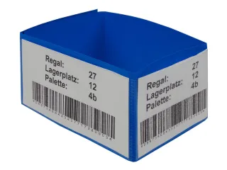 Etikethouders Voor Pallets,Kunststof,Blauw,Insteekhoezen Alle Zijden - 1
