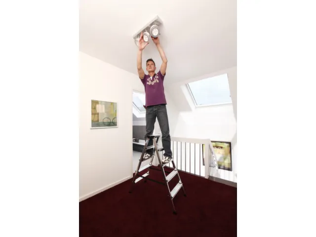 Lichte Universele Trapladder Tweezijdig 1.18m H 0 86m 2x5treden