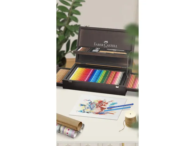 Kleurpotloden Faber-Castell Art&Graphic houten kist