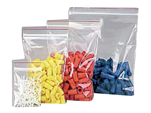 Verpakkingszak grip 60x80mm 50 micron hersluitbaar 25 stuks