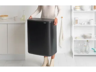 Afvalbak Bo Touch Bin 2x30 Liter Mat Zwart - 8