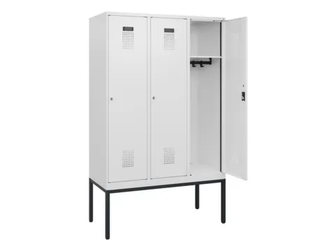 schoollocker,HxBxD 1950x1200x500mm,3vak,vak B 400mm,cil.-slot