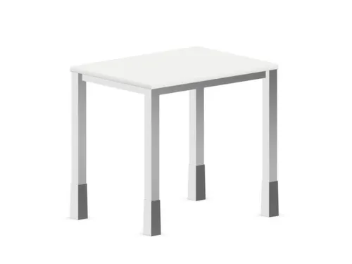 In hoogte verstelbaar bureau,HxBxD 720-840x800x600mm,Bl-wit