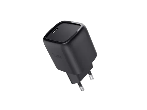 Trust Maxo USB oplader 30W GaN 25519 1x USB zwart