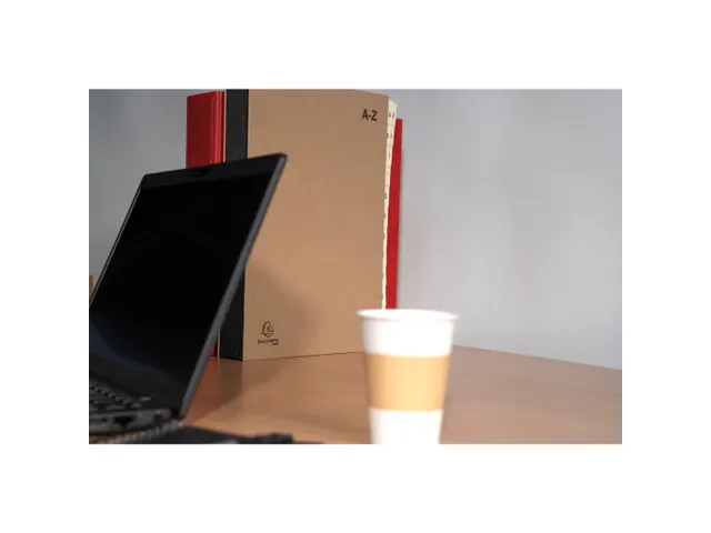 Trieur rigide 24 compartiments de A à Z Forever Kraft - A4 - Kraft br